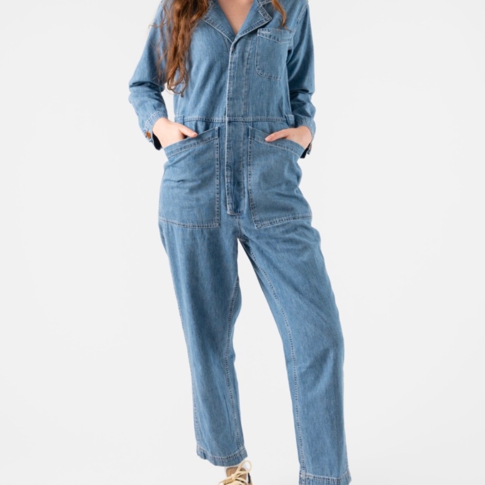 Alex mill denim jumpsuit xxs